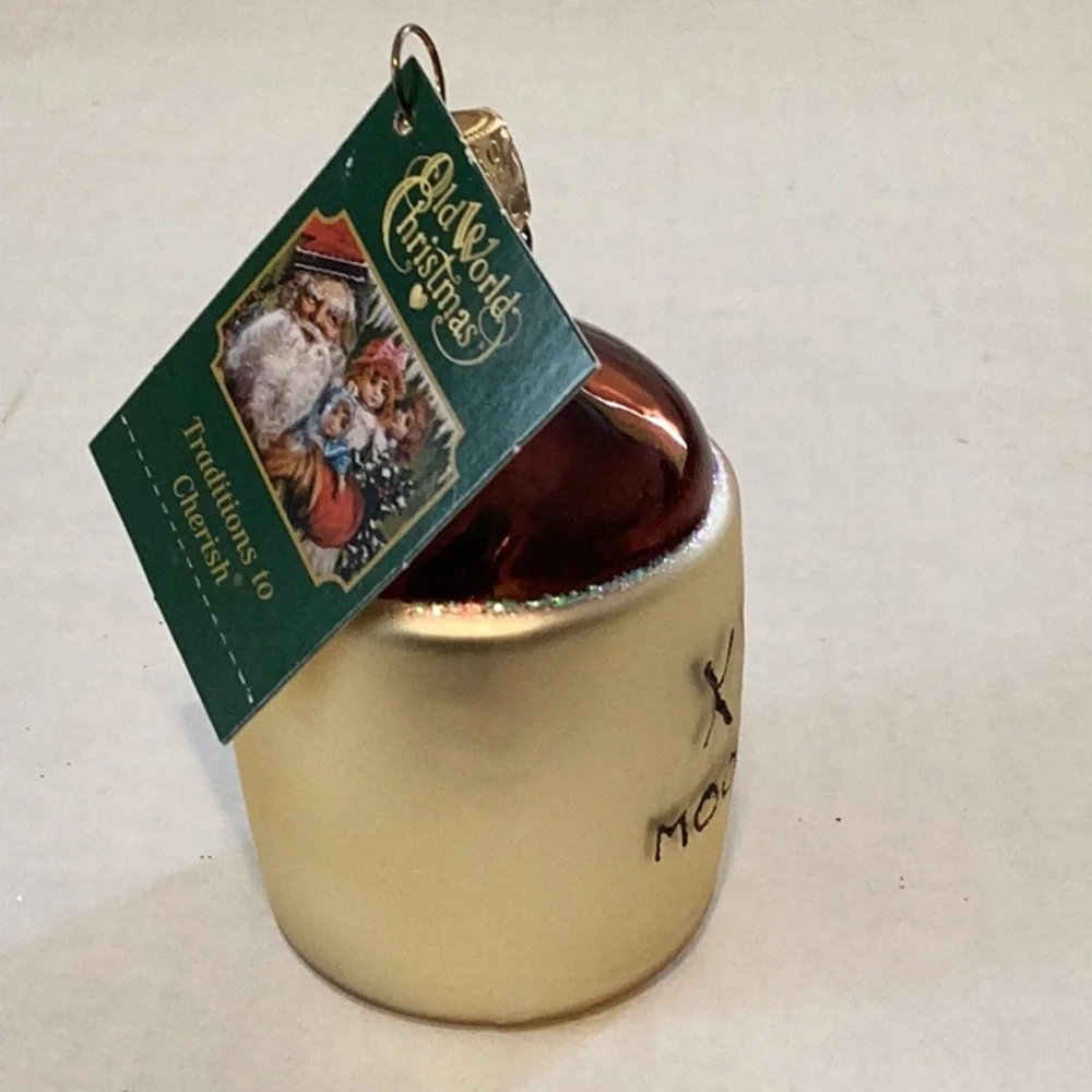 Old World Christmas ‘Moonshine’ Glass Ornament NWT